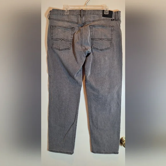 Lucky Brand(Lot of 2) 221 Original Straight Jeans Mens Sz 38X30 Gray Wash Denim - Picture 3 of 14